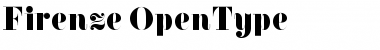 Firenze Regular Font Title Preview