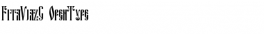 FitaVjazC Regular Font Title Preview