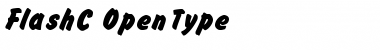 FlashC Regular Font Title Preview
