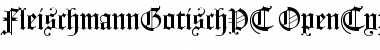 Fleischmann Gotisch PT Regular Font Title Preview