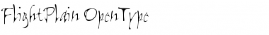 Flight Plain Font Title Preview