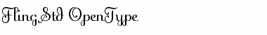 Fling Std Regular Font Title Preview