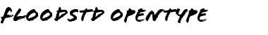 Flood Std Regular Font Title Preview