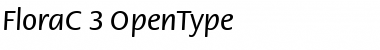 FloraC Regular Font Title Preview