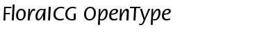 FloraICG Regular Font Title Preview