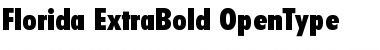 Florida-ExtraBold Regular Font Title Preview