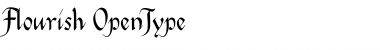 Flourish Regular Font Title Preview