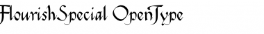 FlourishSpecial Regular Font Title Preview
