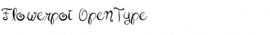 Flowerpot Regular Font Title Preview
