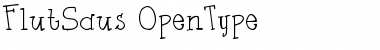 flutSaus Regular Font Title Preview