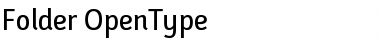 Folder Regular Font Title Preview