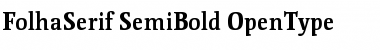 FolhaSerif SemiBold Font Title Preview