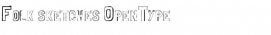 Folk sketches Font Title Preview