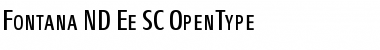 Fontana ND Ee SC Normal Font Title Preview