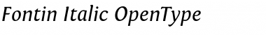 Fontin Italic Font Title Preview