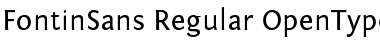 Fontin Sans Regular Font Title Preview