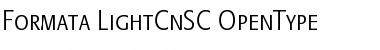 Formata Light Condensed SC Font Title Preview
