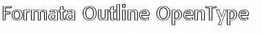 Formata Outline Font Title Preview