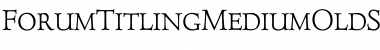 ForumTitlingMediumOldStyleFigs Regular Font Title Preview