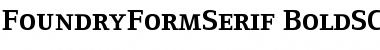FoundryFormSerif BoldSC Font Title Preview