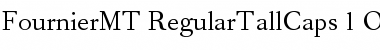 Fournier MT Regular Tall Caps Font Title Preview