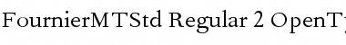 Fournier MT Std Regular Font Title Preview