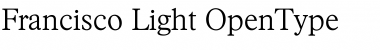 Francisco Light Font Title Preview