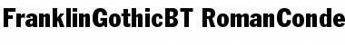 Franklin Gothic Condensed Font Title Preview