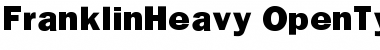 Franklin Heavy Font Title Preview
