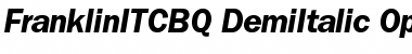 Franklin ITC BQ Regular Font Title Preview