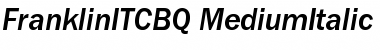 Franklin ITC BQ Regular Font Title Preview