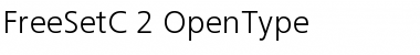 FreeSetC Regular Font Title Preview