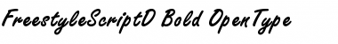 Freestyle Script D Bold Font Title Preview