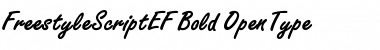FreestyleScriptEF Bold Font Title Preview