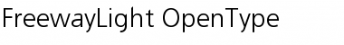 FreewayLight Regular Font Title Preview