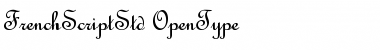 French Script Std Regular Font Title Preview
