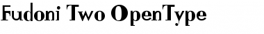 Fudoni Two Font Title Preview