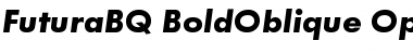 Futura BQ Regular Font Title Preview