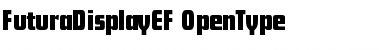 FuturaDisplayEF Regular Font Title Preview