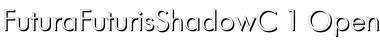FuturaFuturisShadowC Regular Font Title Preview