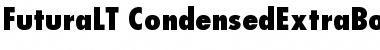 Futura LT Condensed Extra Bold Font Title Preview