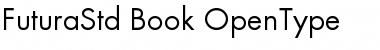 Futura Std Book Font Title Preview