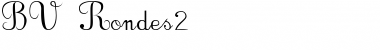 BV_Rondes2 Italic Font Title Preview