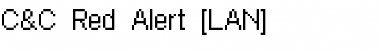 C&C Red Alert [LAN] Regular Font Title Preview
