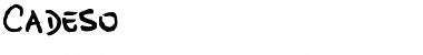 Cadeso Regular Font Title Preview