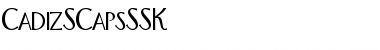 CadizSCapsSSK Regular Font Title Preview
