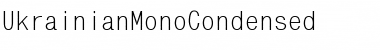 Ukrainian?MonoCondensed Regular Font Title Preview