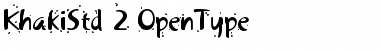 Khaki Std 2 Font Title Preview