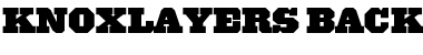 KnoxLayers Regular Font Title Preview
