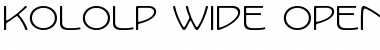 Kolo LP Wide Font Title Preview
